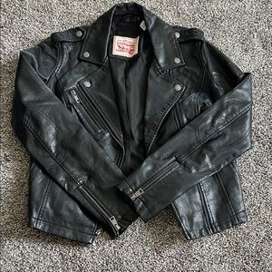 Levi's Black Leather Jacket
